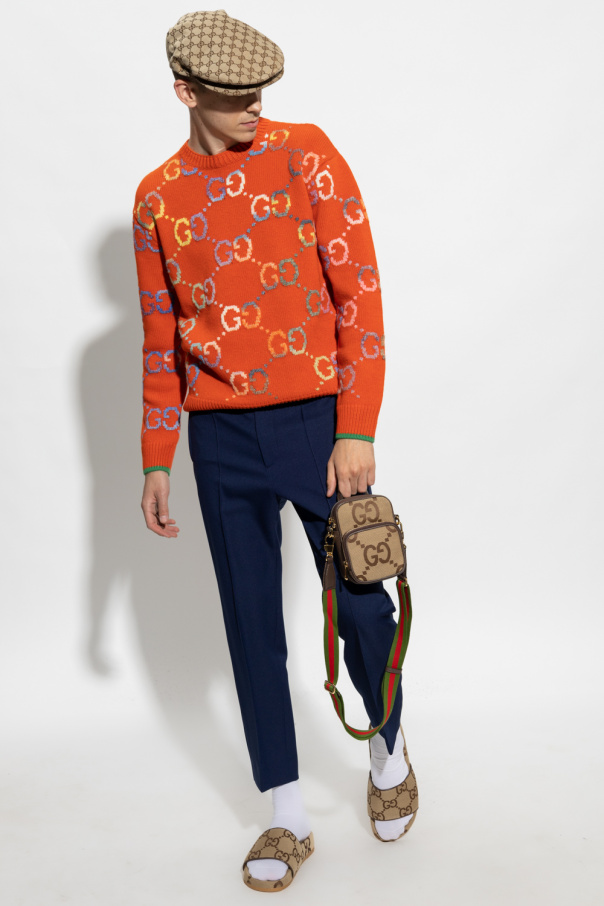 Orange gucci sweater best sale